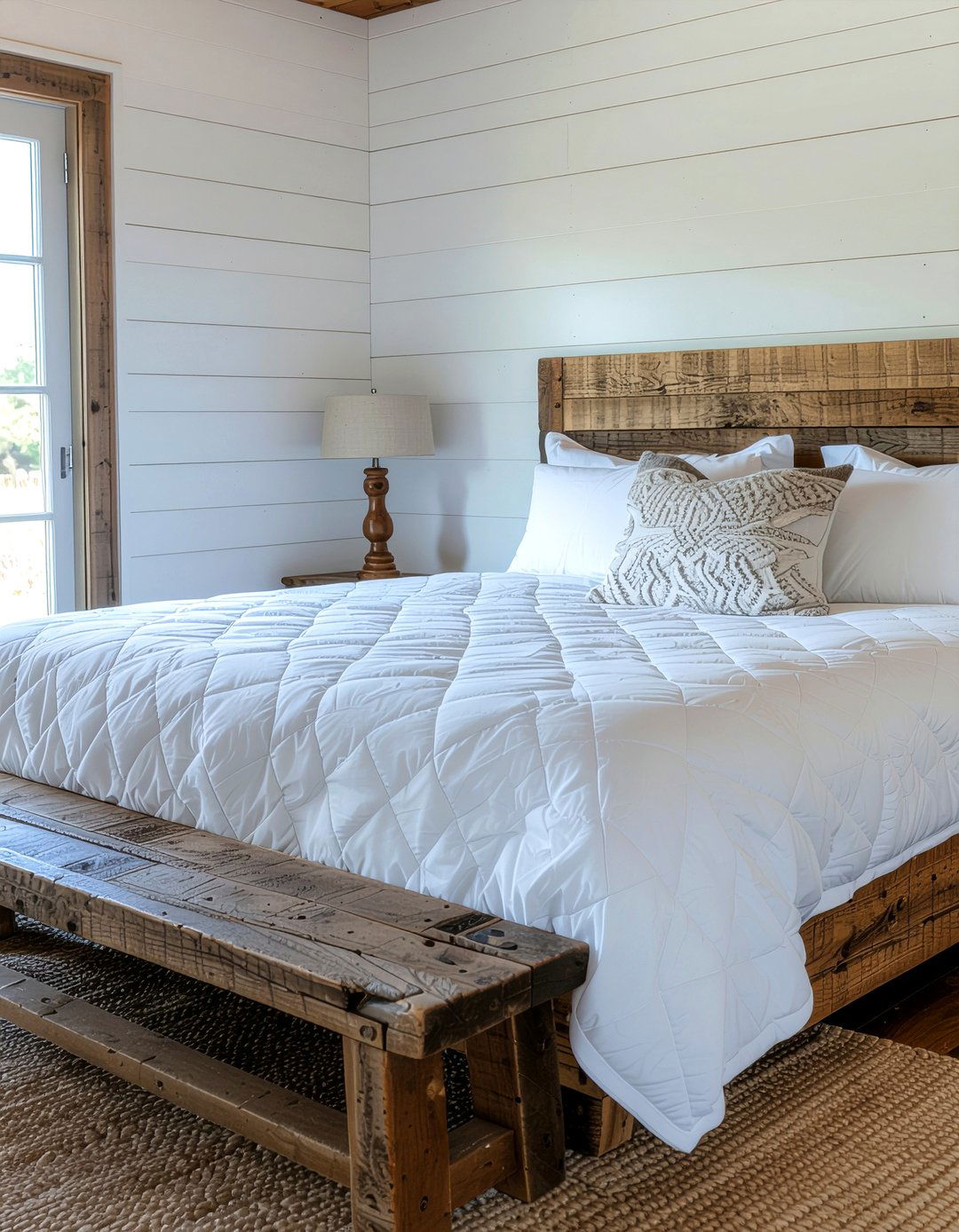 Farmhouse Style Waterbed - 30 bedroom waterbed ideas