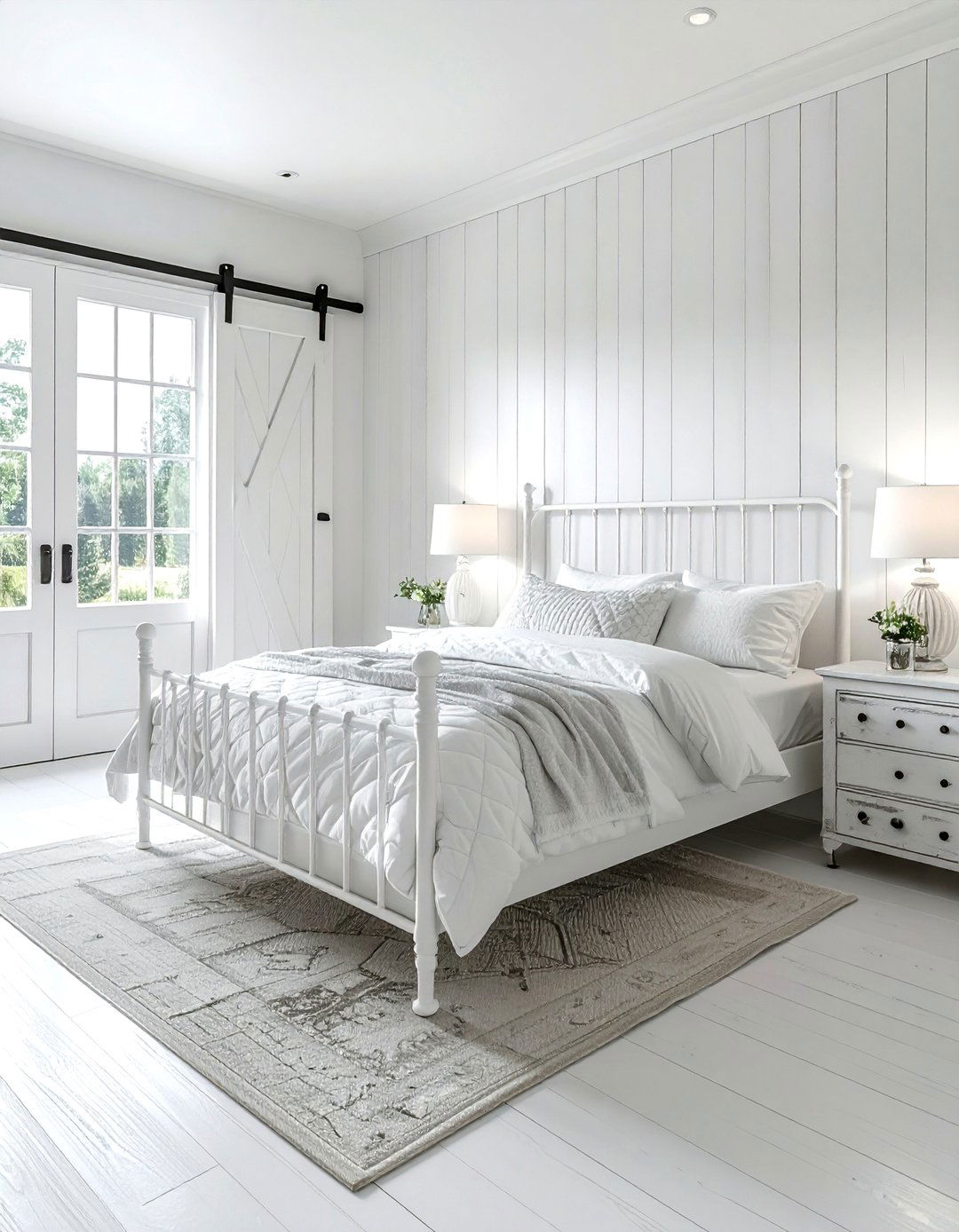30 Dreamy White and White Bedroom Ideas for Relaxation
