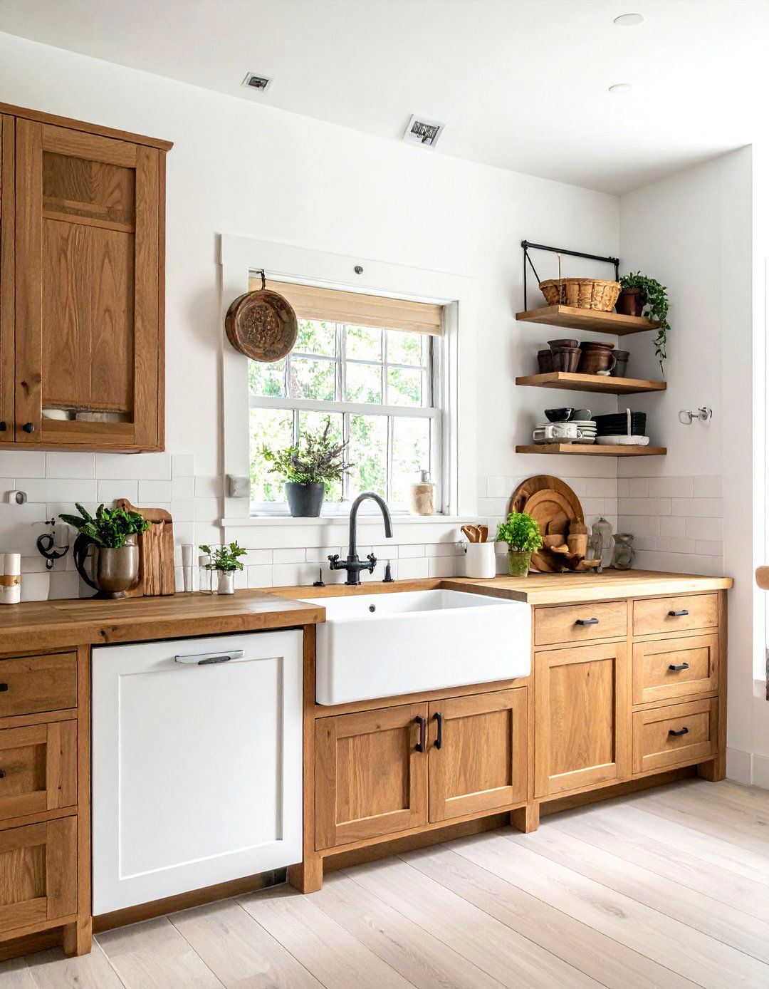Farmhouse Wood Kitchen - 30 warm wood kitchen ideas