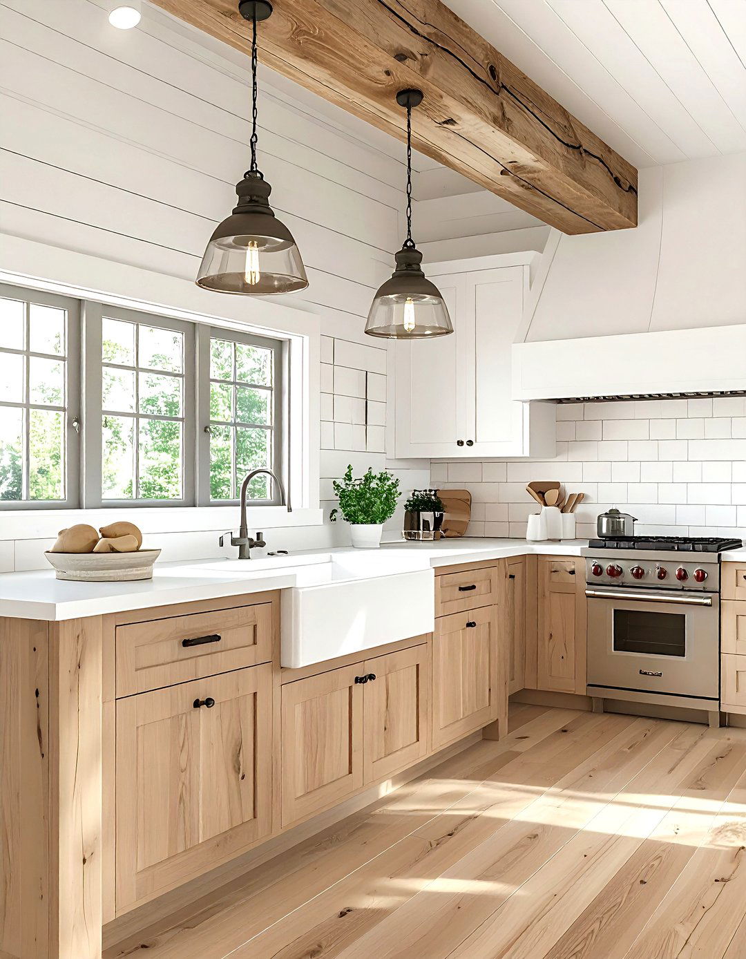 Farmhouse Wood Kitchen - 30 light wood kitchen ideas