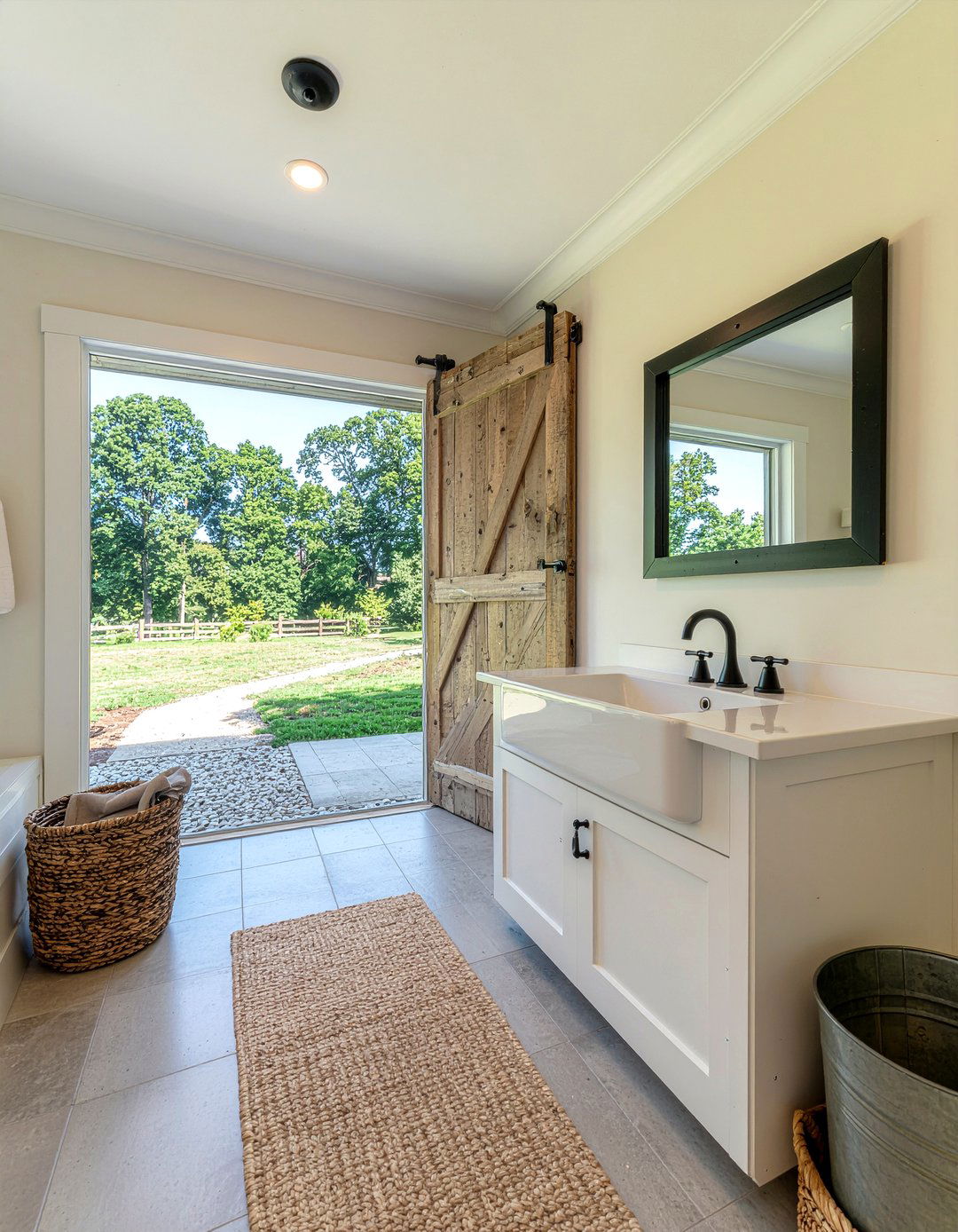 Farmhouse bathroom - 30 bathroom personality ideas