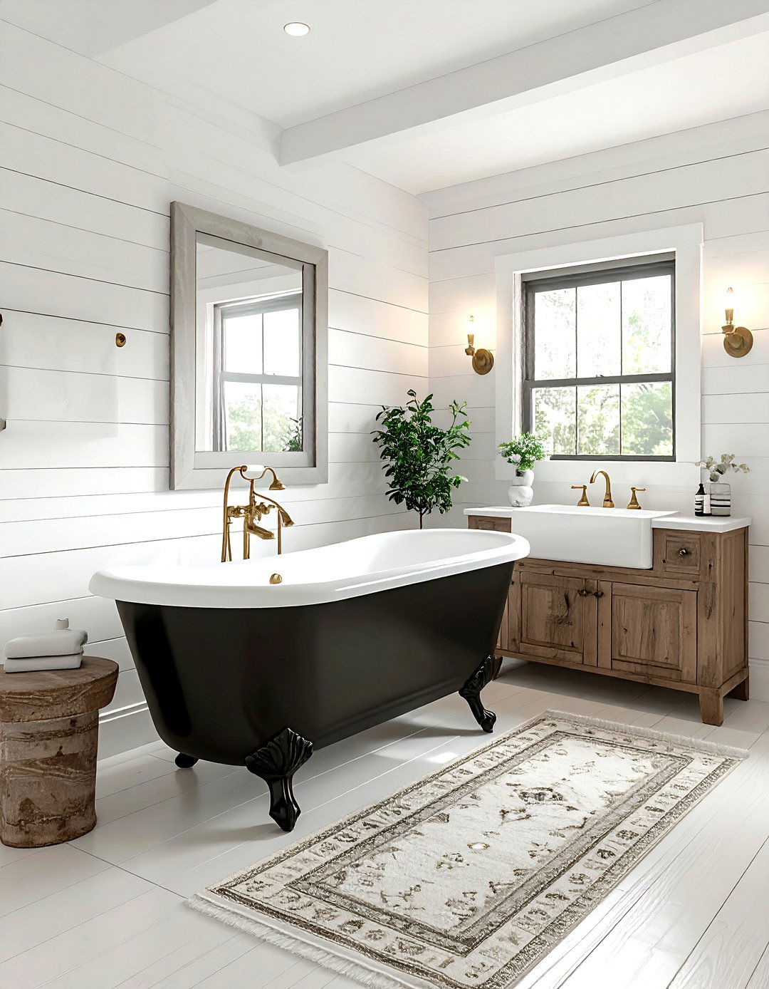 Farmhouse bathroom - 30 stunning bathroom ideas