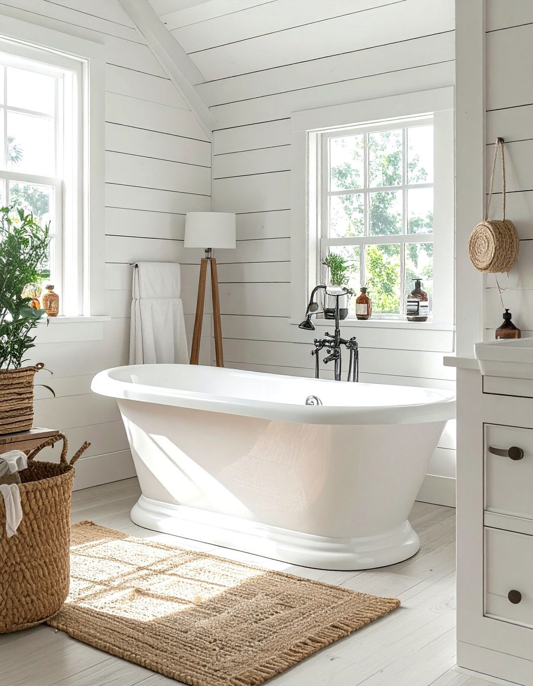 Farmhouse bathtub - 30 bathtub ideas