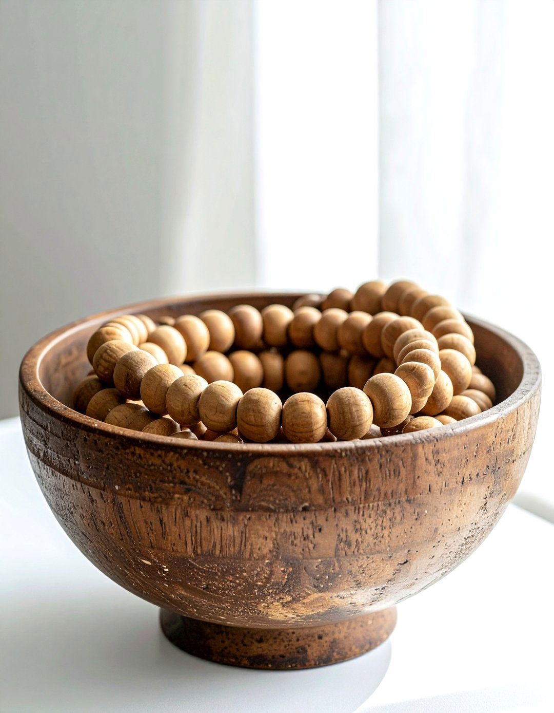 Farmhouse bead dough bowl - 30 dough bowl ideas