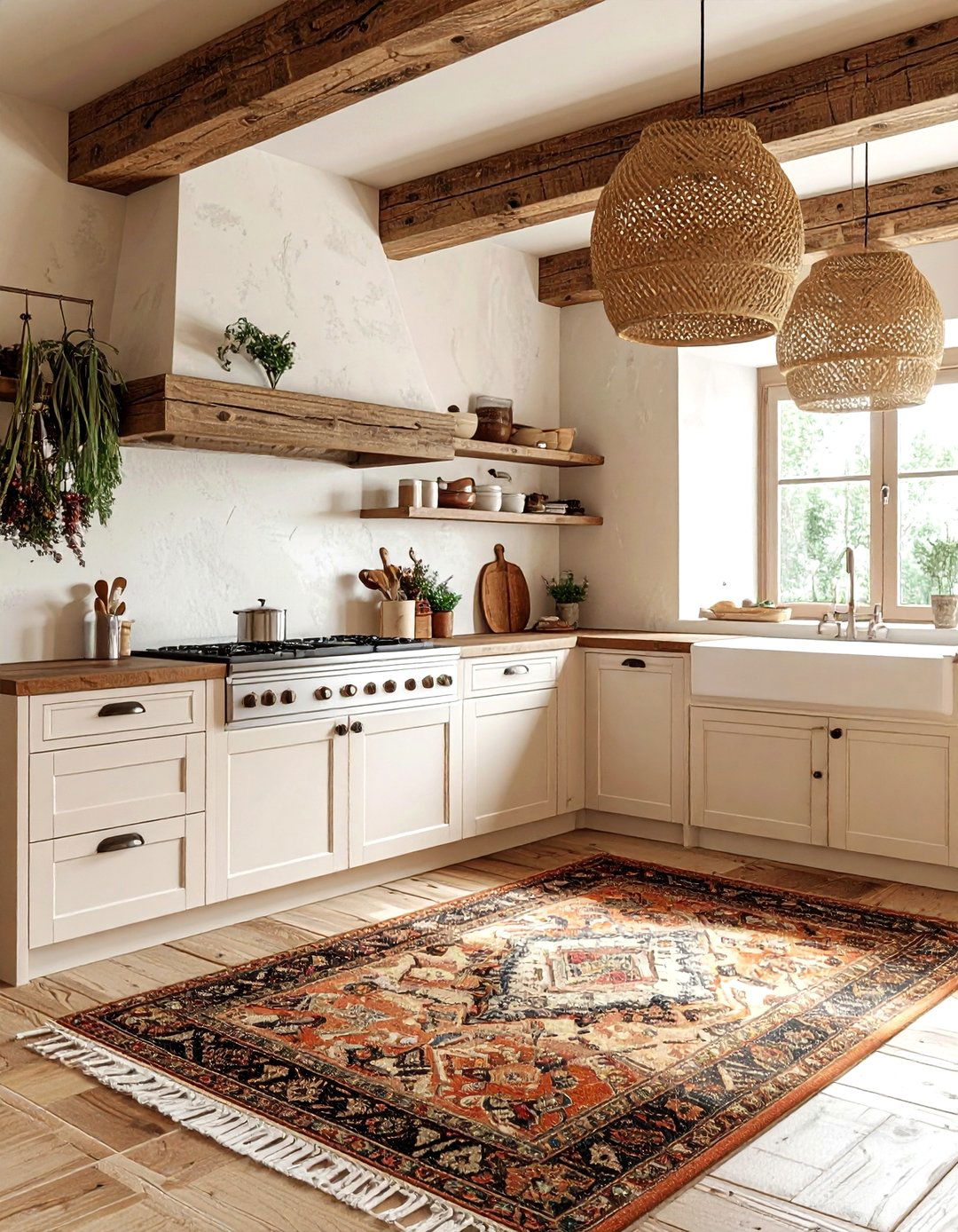 Farmhouse boho kitchen - 30 boho kitchen ideas