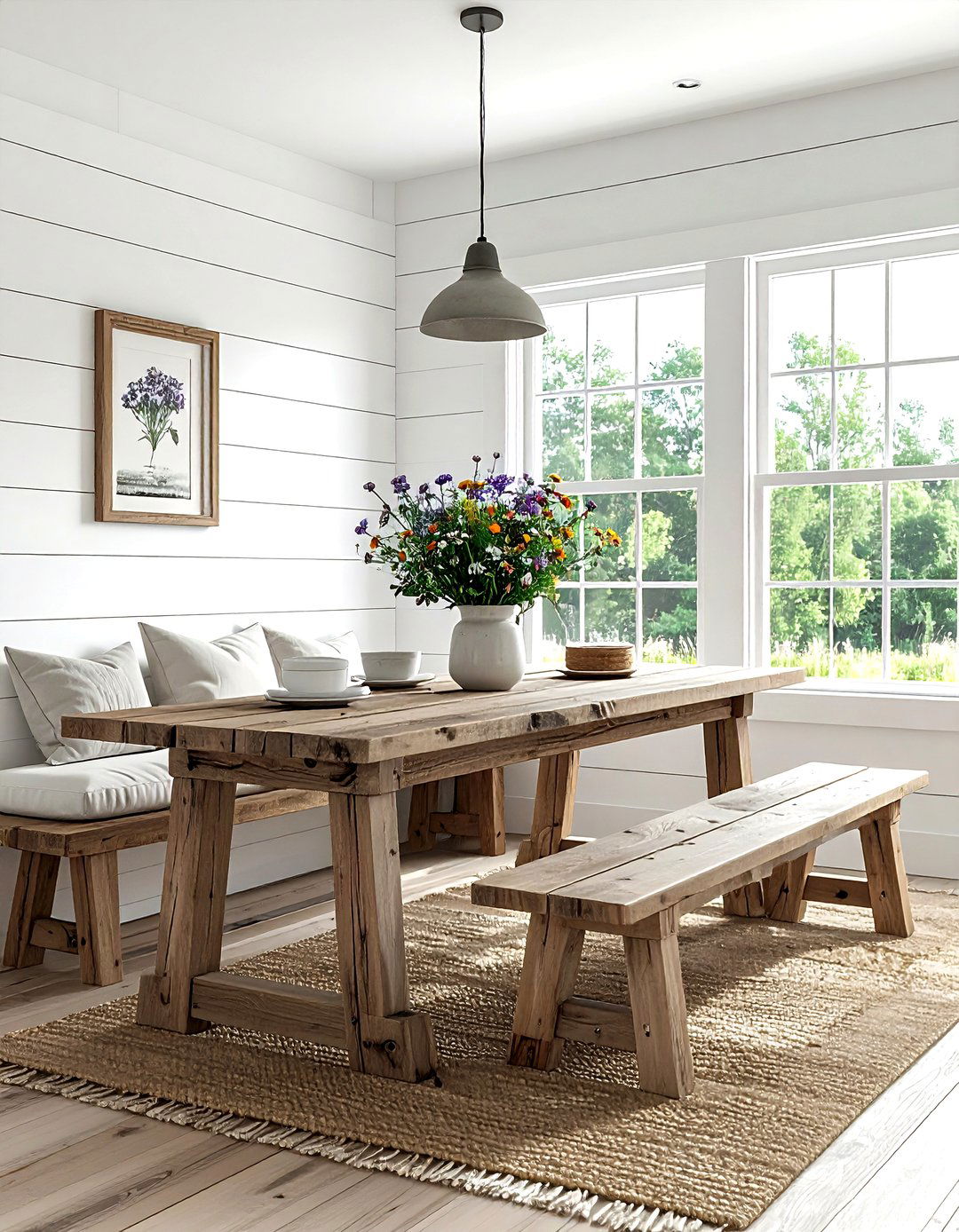 Farmhouse breakfast nook - 30 alcove dining ideas