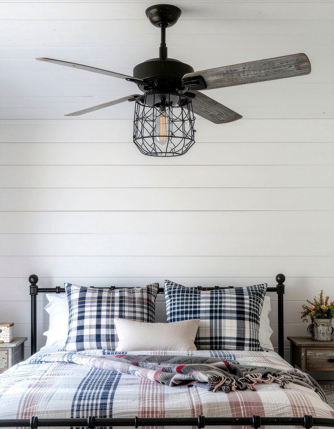 Farmhouse ceiling fan - 30 bedroom ceiling fans