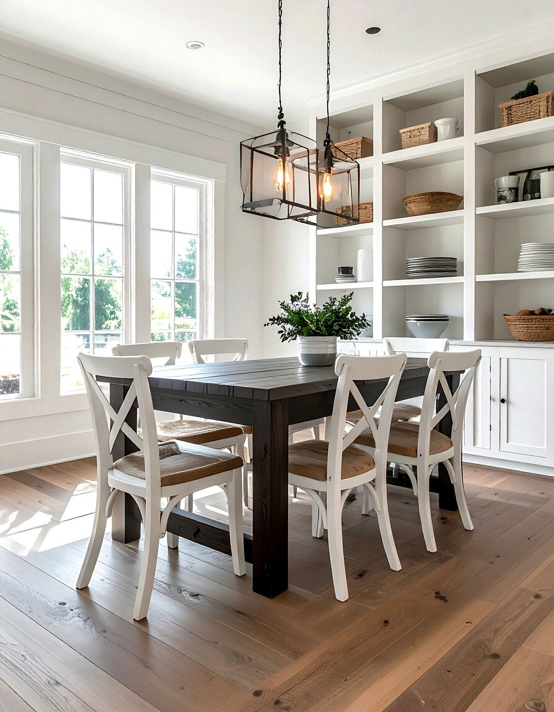 Farmhouse chair - 30 wood dining chair ideas