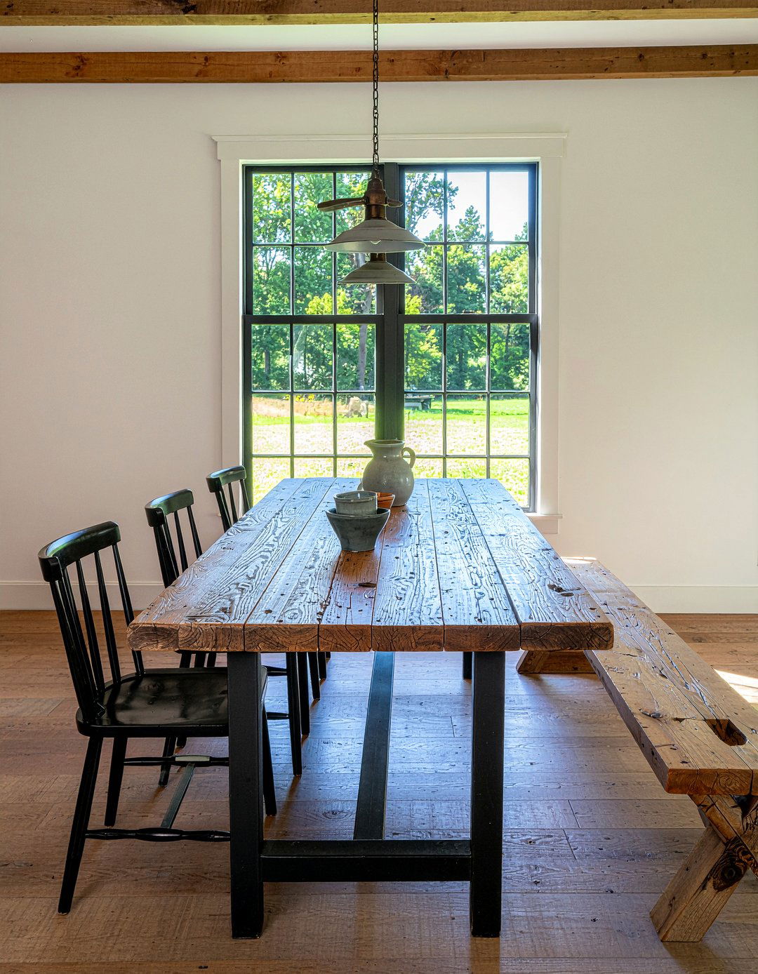 Farmhouse dining room table - 30 flex space dining ideas