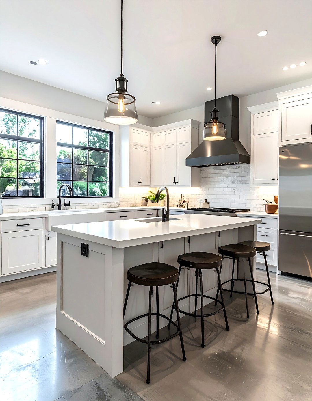 Farmhouse industrial kitchen - 30 kitchen style mixing ideas