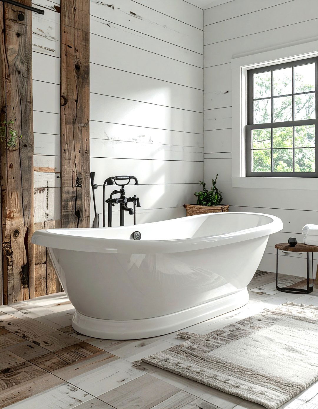 Farmhouse jetted tub - 30 whirlpool tub ideas