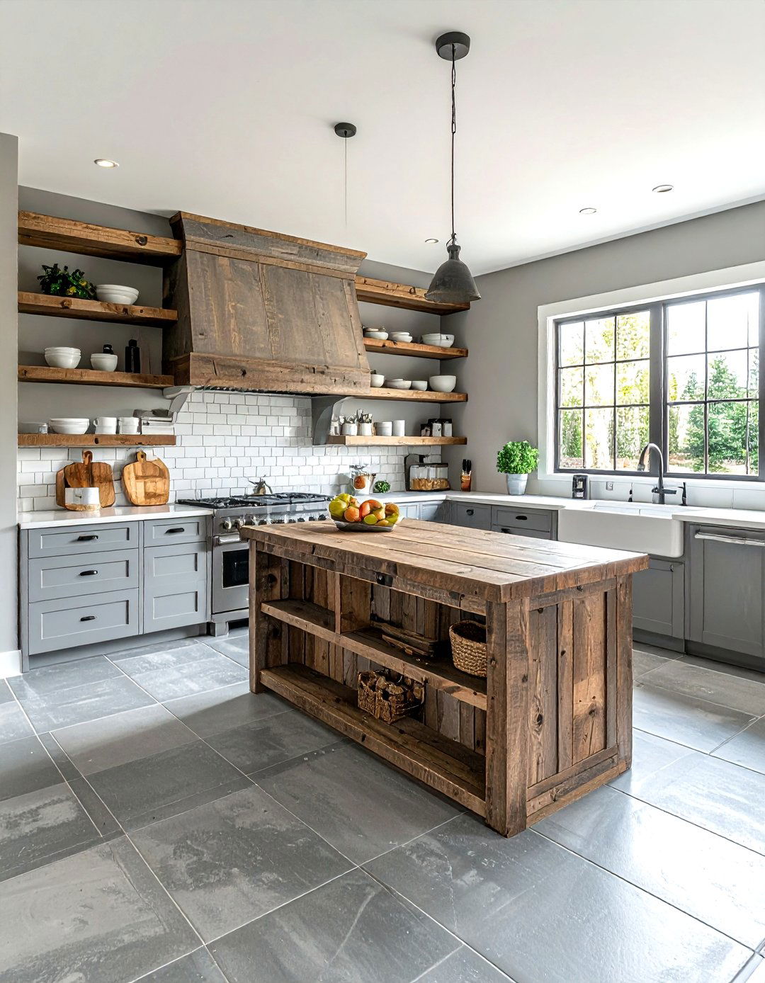 Farmhouse kitchen floor tile - 30 ceramic tile floor kitchen ideas