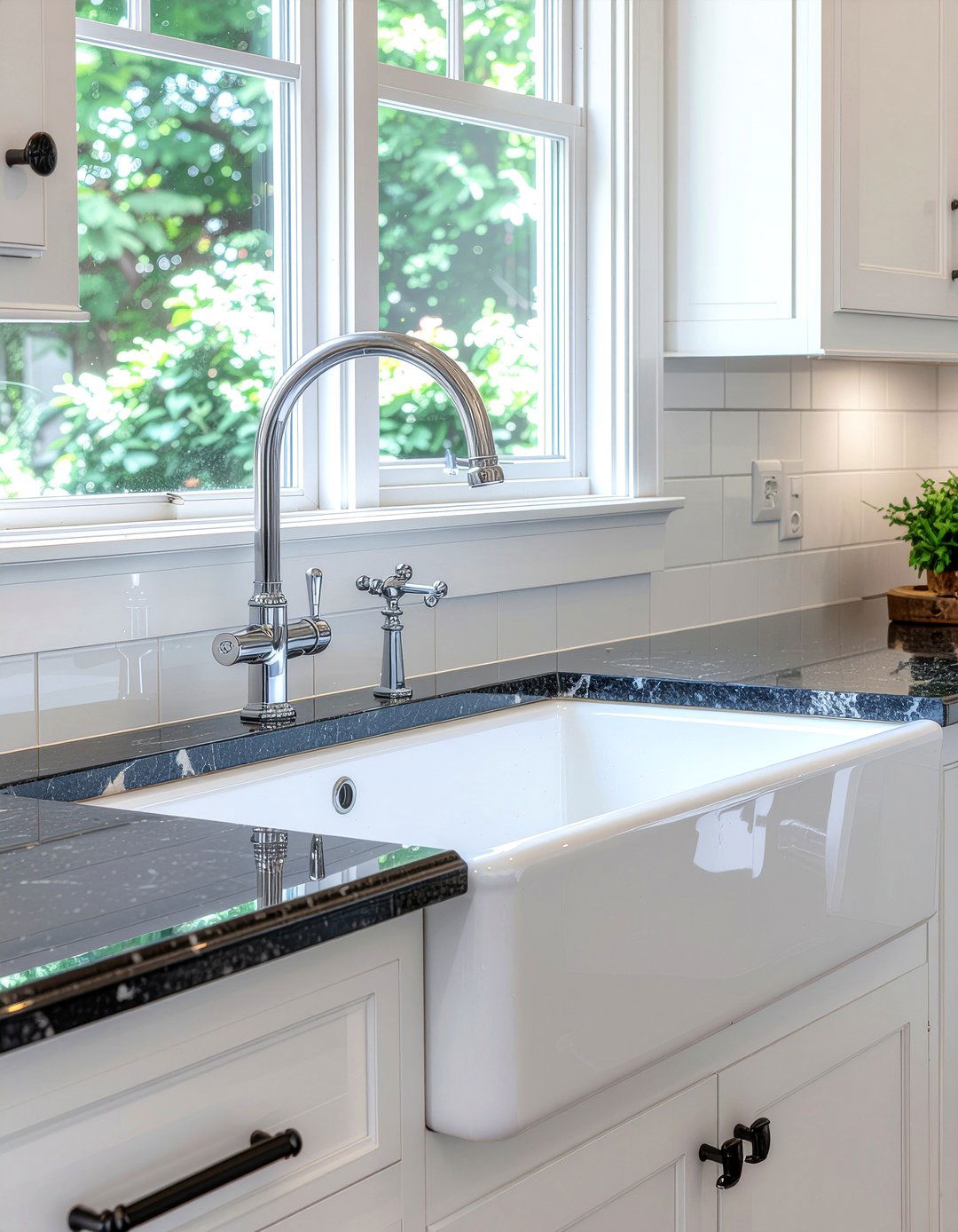 Farmhouse kitchen sink - 30 enduring decor ideas