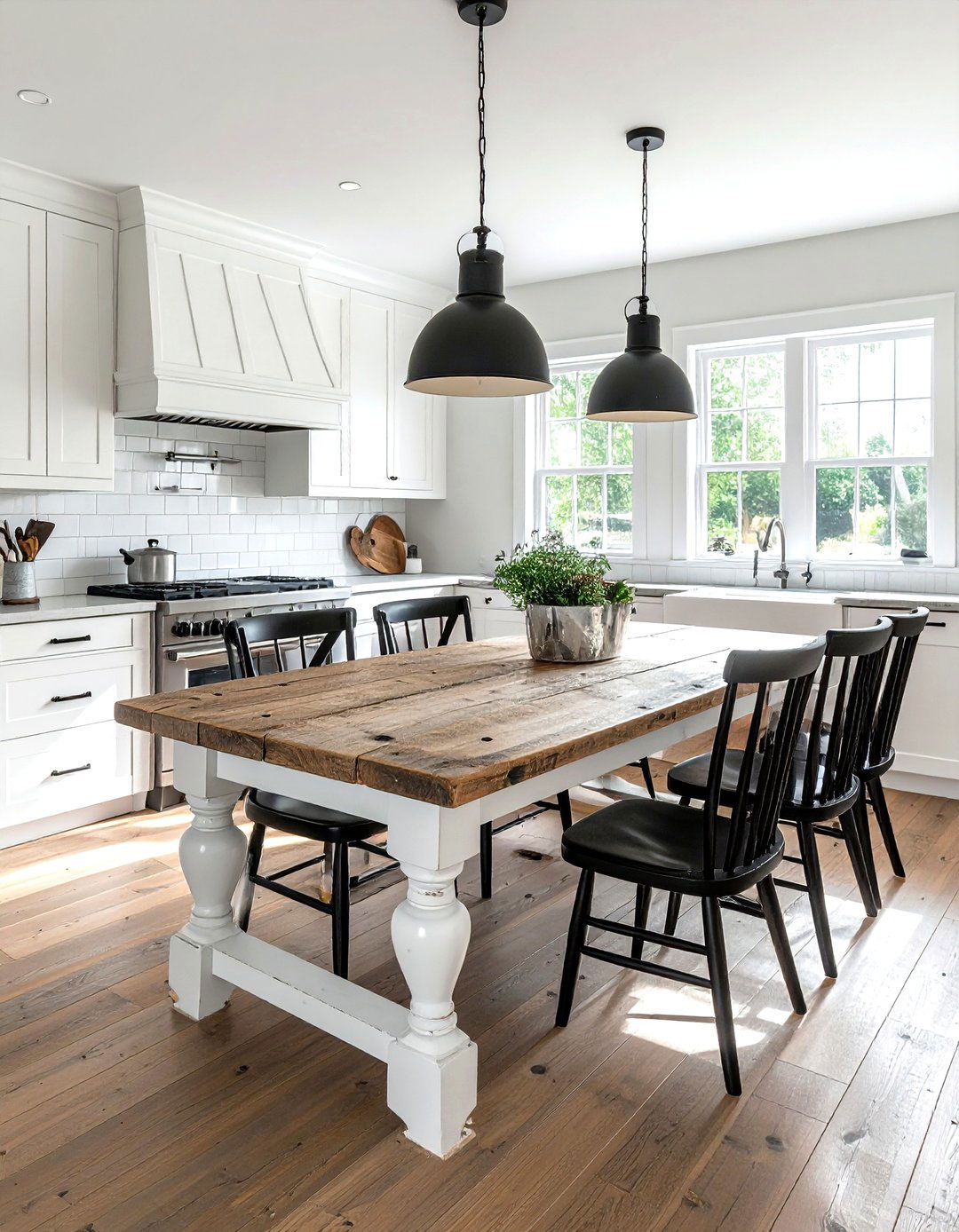 Farmhouse kitchen table - 30 kitchen furniture ideas