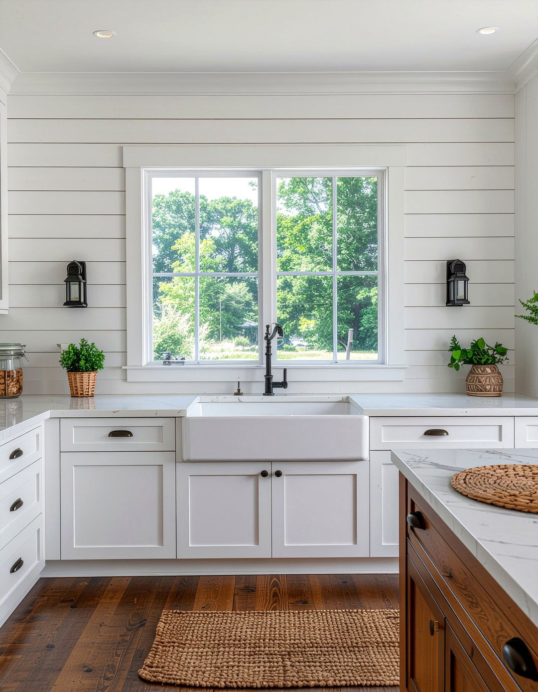 Farmhouse kitchen wainscoting - 30 kitchen board and batten ideas