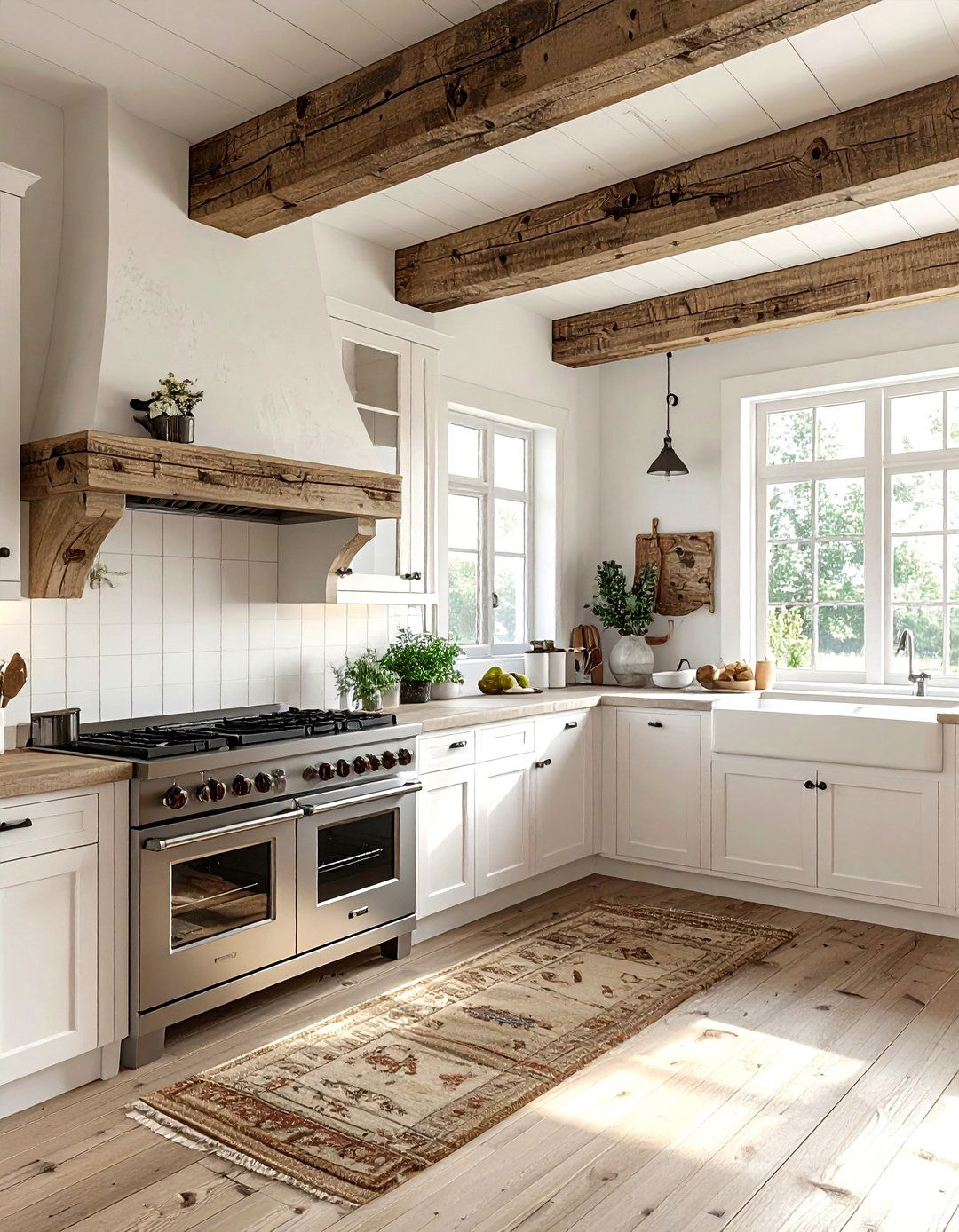 Farmhouse kitchen with steam oven - 30 steam oven kitchen ideas