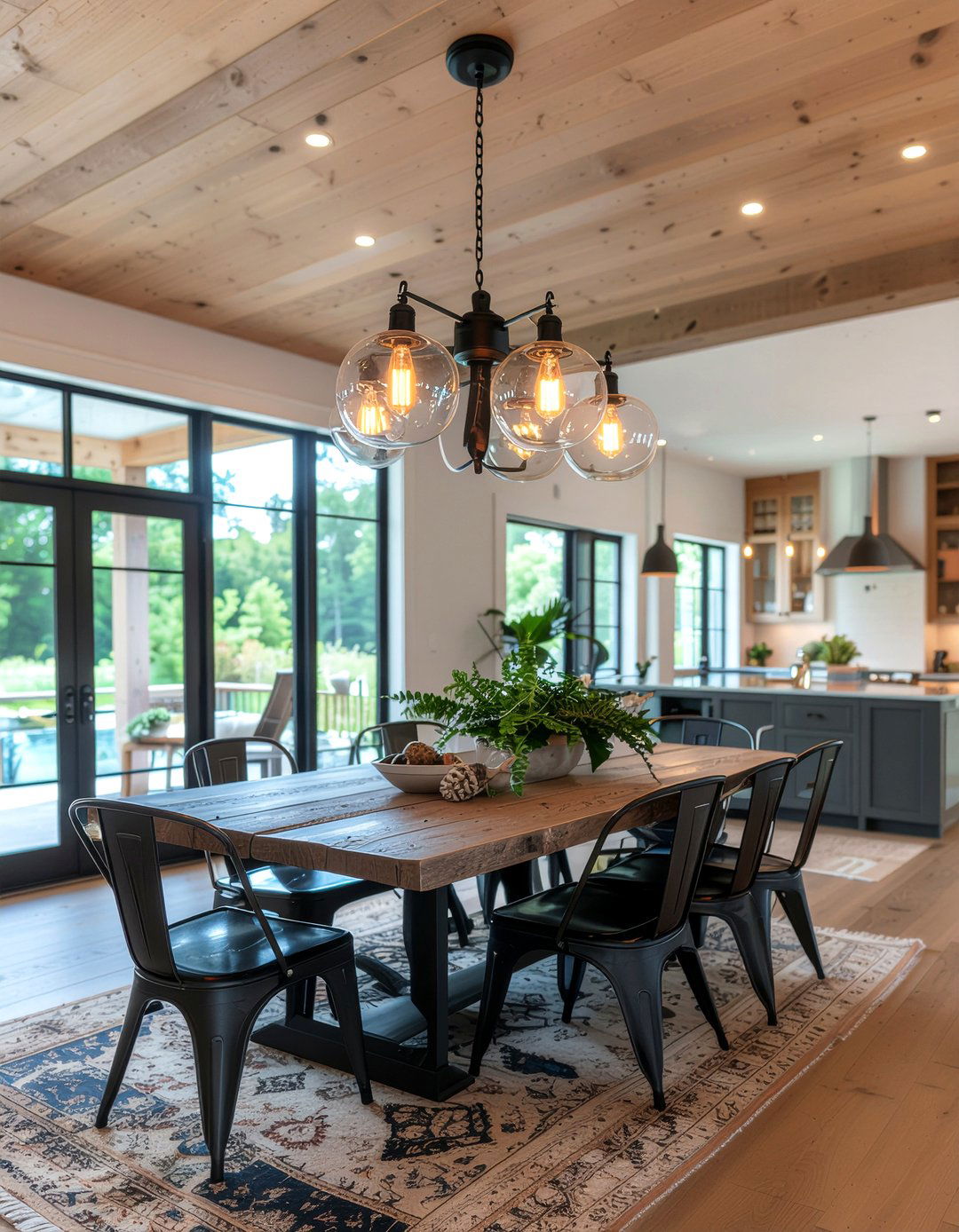 Farmhouse light fixture makeover - 30 DIY dining room ideas