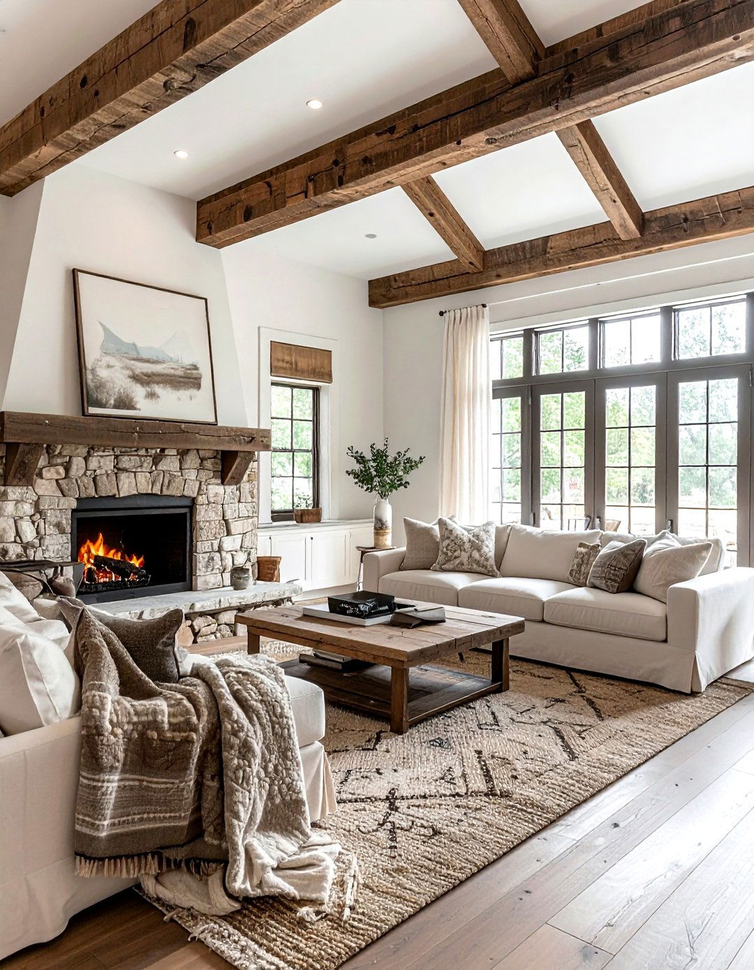 Farmhouse living room - 30 living room soft settings