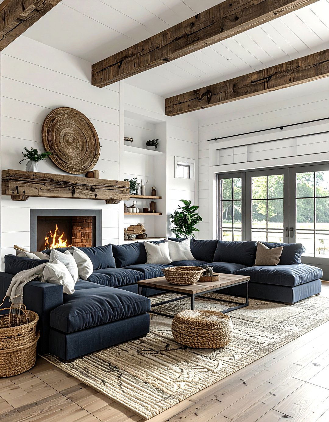 Farmhouse living room - 30 show home living room ideas