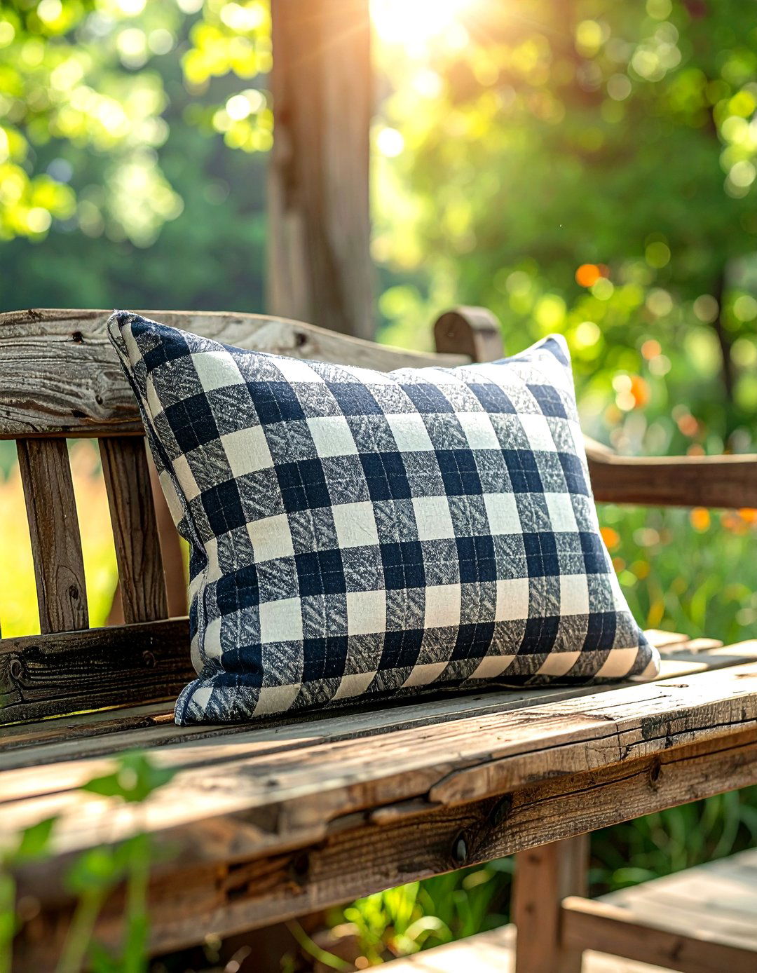 Farmhouse lumbar pillow for bench - 30 lumbar pillow ideas