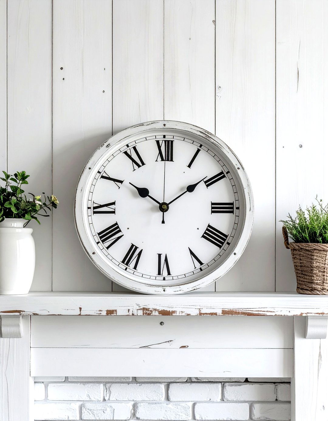Farmhouse mantel clock - 30 living room mantel clocks