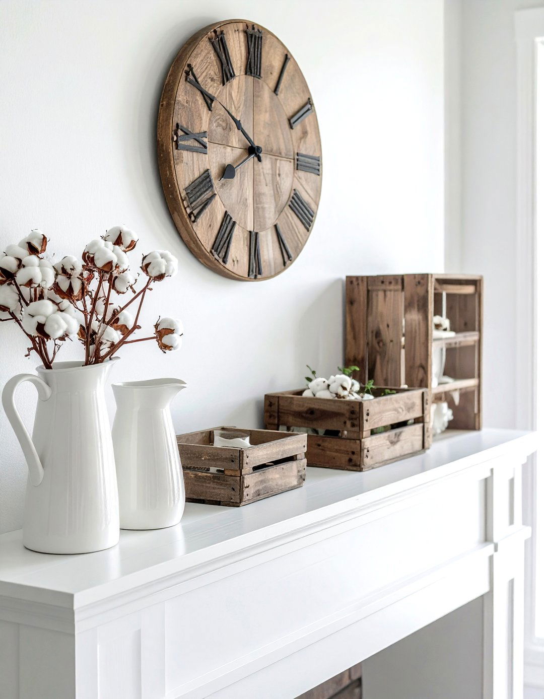 Farmhouse mantel decor - 30 mantel styling ideas