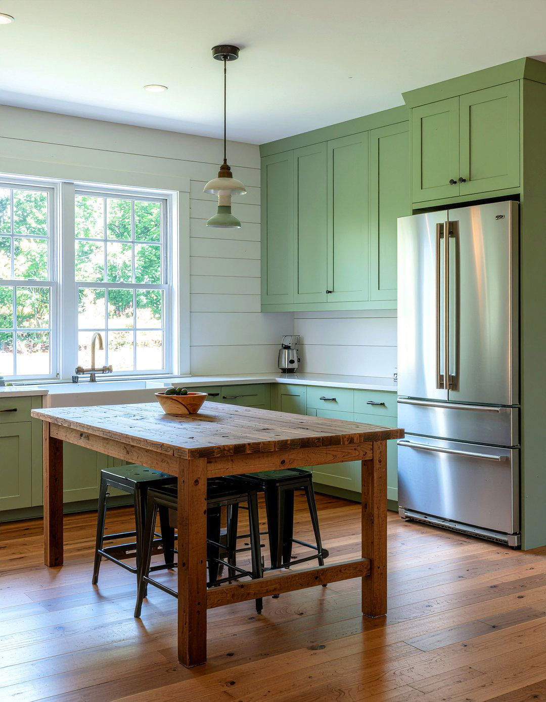 Farmhouse side by side refrigerator - 30 side-by-side refrigerator kitchen ideas