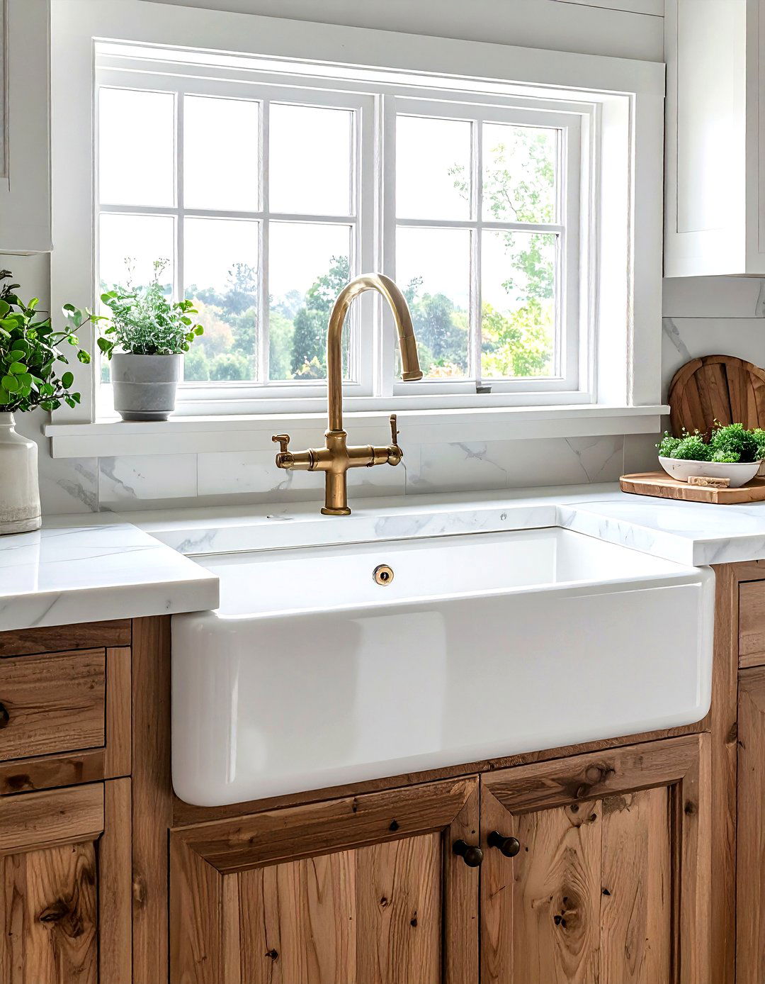Farmhouse sink - 30 forever kitchen ideas