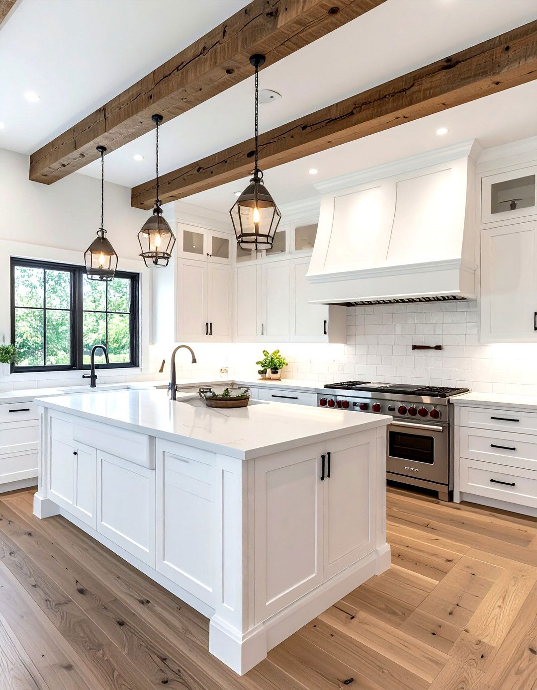 Farmhouse style recessed lighting - 30 kitchen recessed lighting ideas