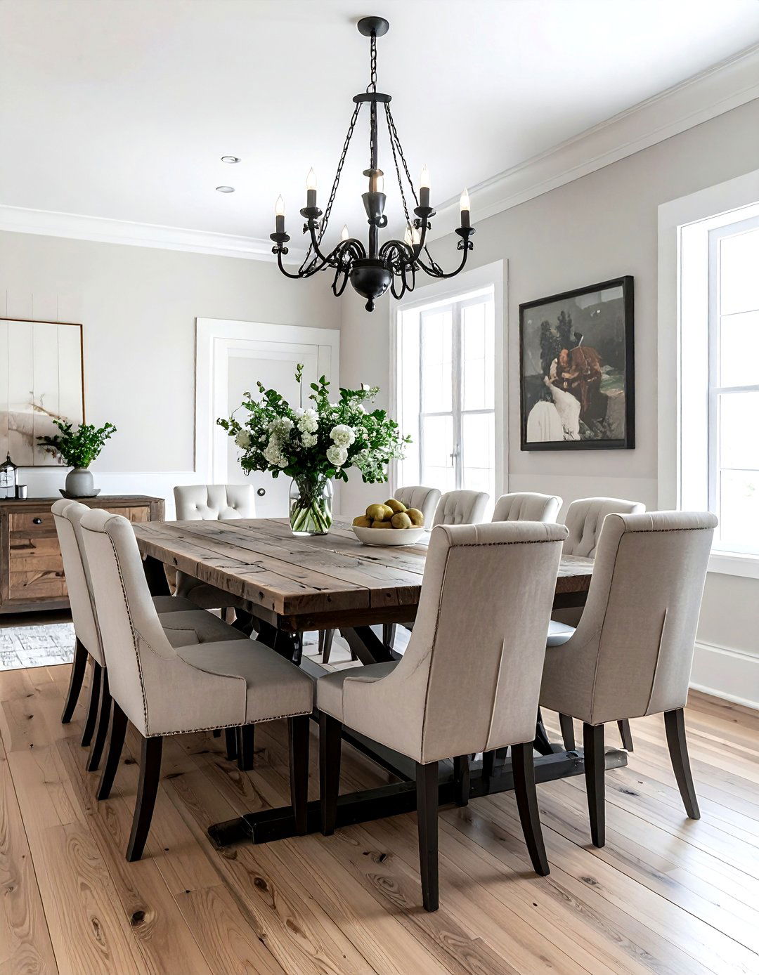 Farmhouse traditional dining room - 30 new traditional dining room ideas