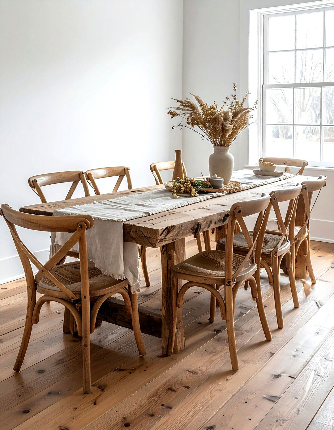 Farmhouse wishbone chair style - 30 wishbone dining chair ideas