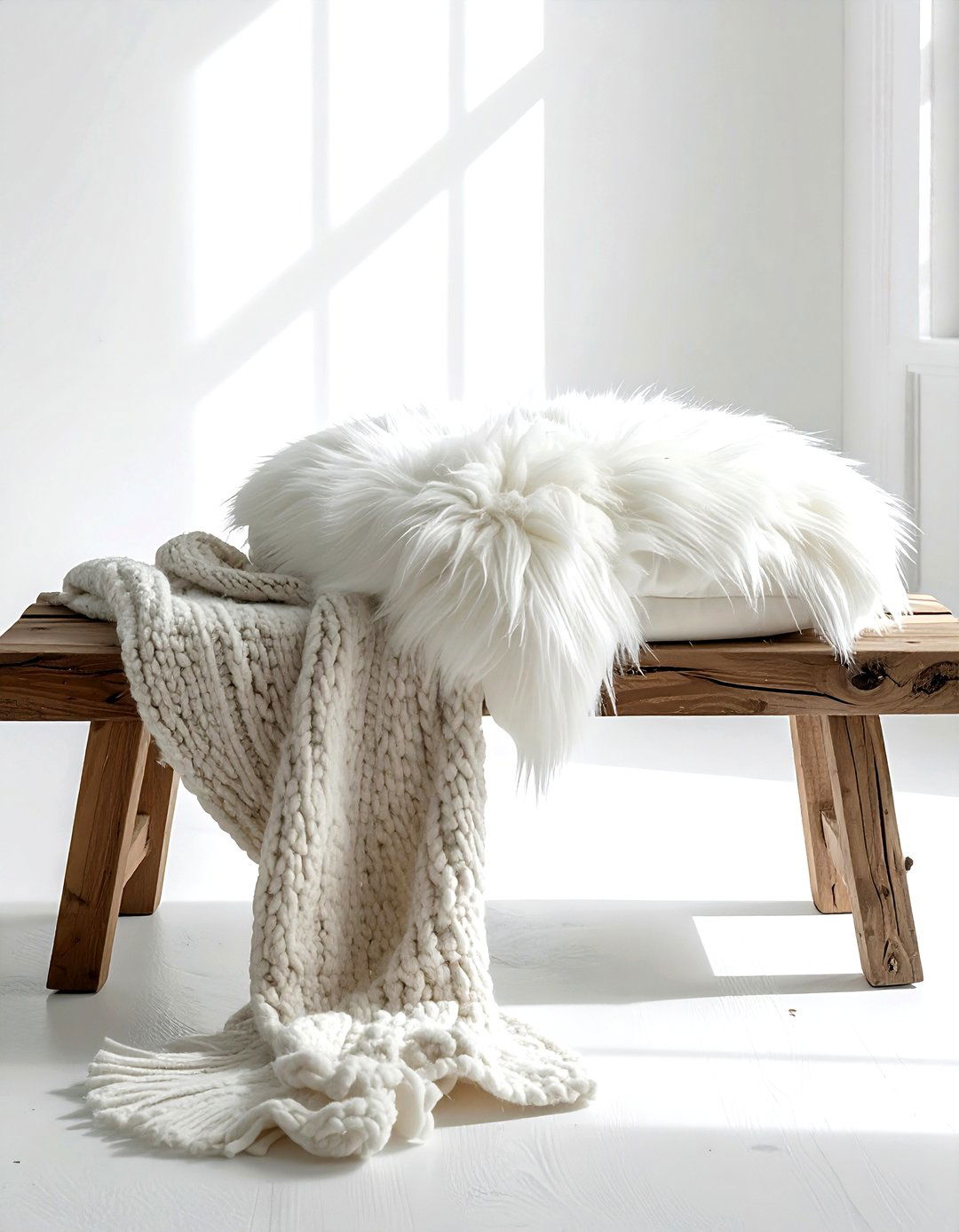 Faux Fur Bolster - 30 bolster pillow ideas