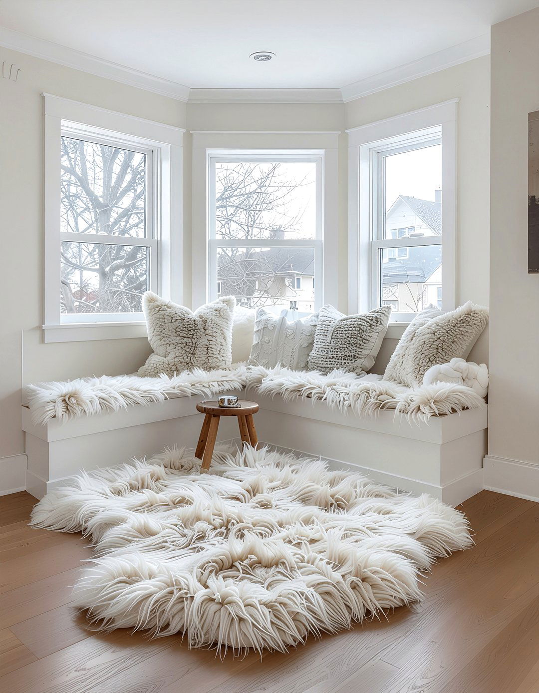Faux Fur Nook - 30 eclectic decor ideas