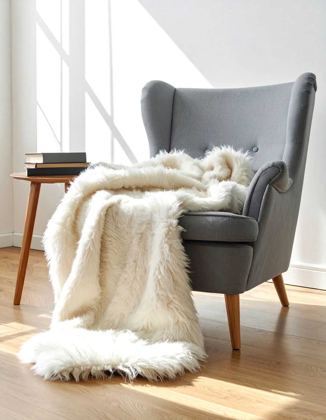 Faux Fur Throw - 30 woodland decor ideas