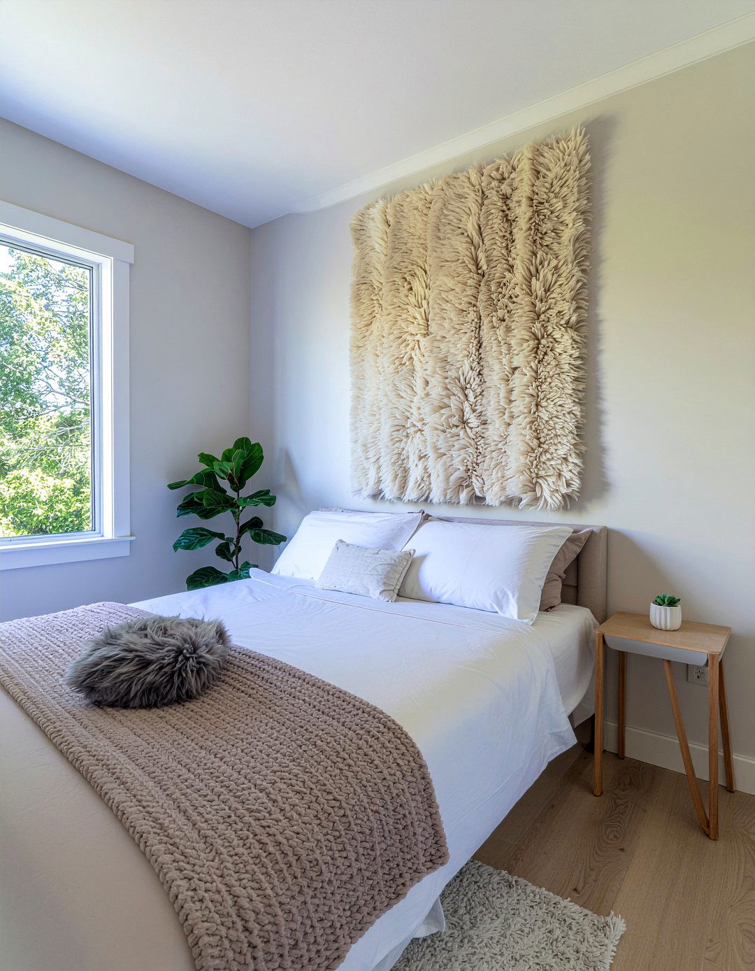 Faux Fur Wall Hanging For Bedroom - 30 faux fur bedroom ideas