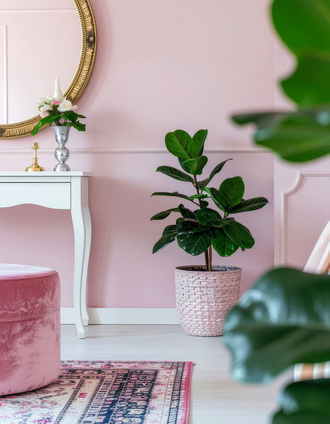 Faux Gardenia Pot - 30 bedroom faux flowers