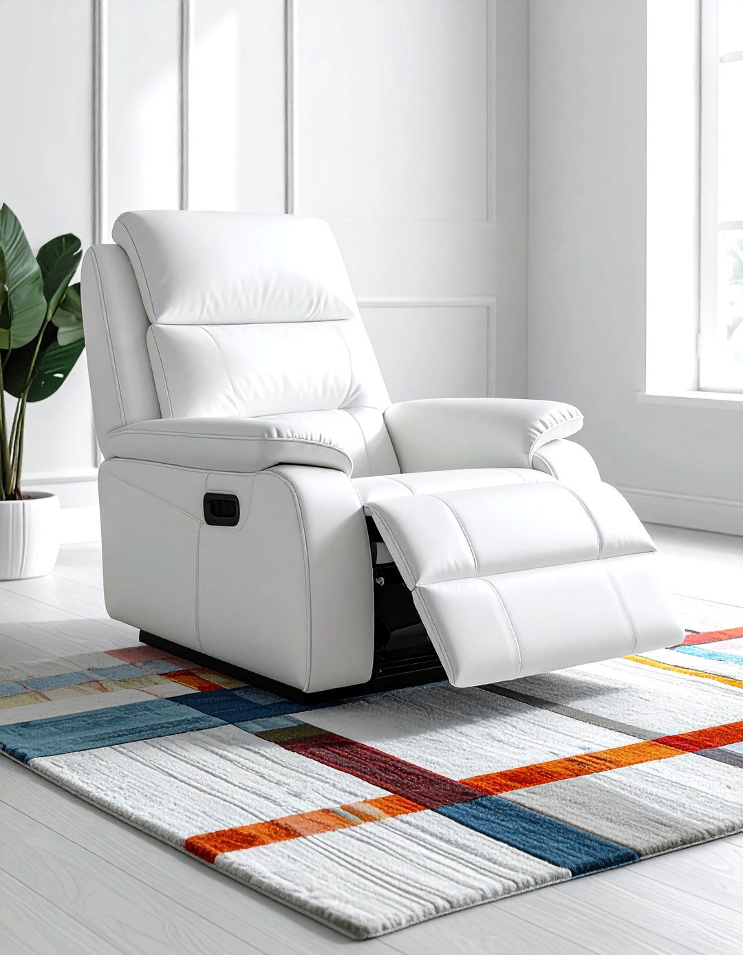 Faux Leather Recliner - 30 living room recliners