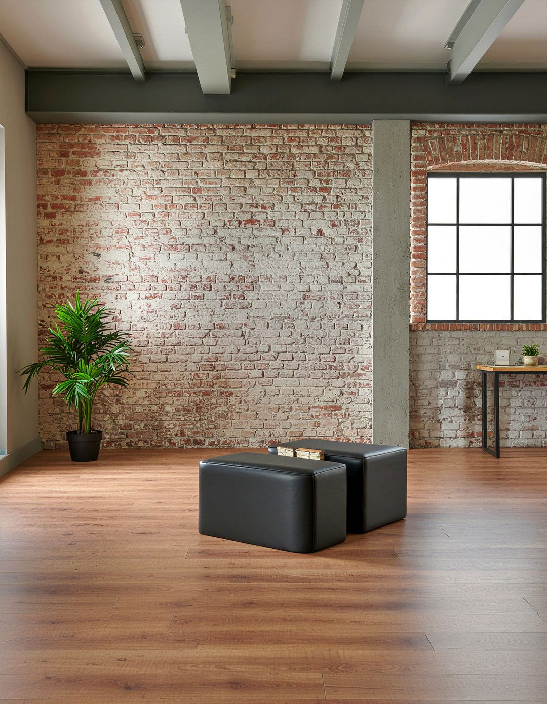 Faux Leather Storage Ottoman - 30 living room storage ottoman ideas