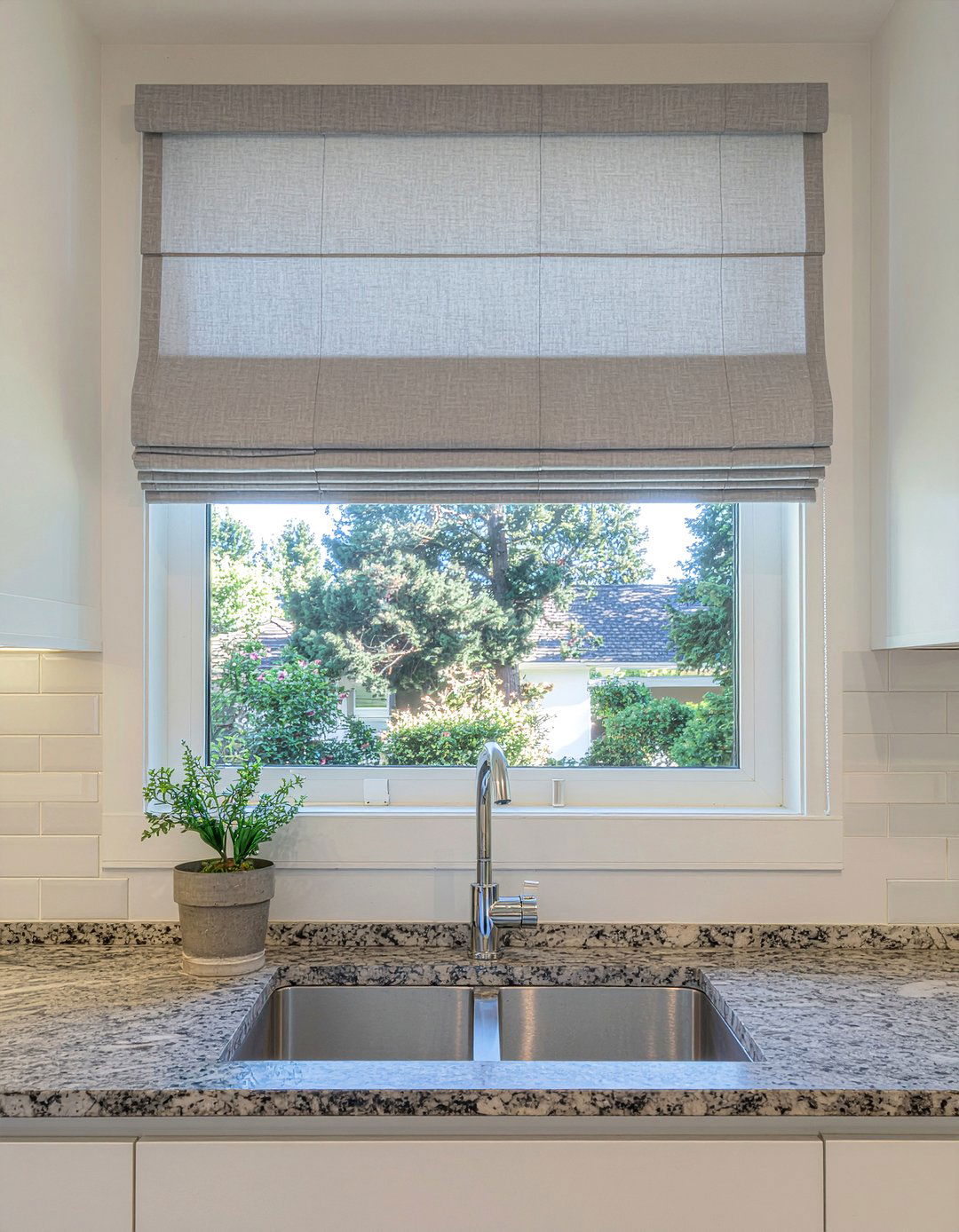 Faux Roman Valance - 30 kitchen valance ideas