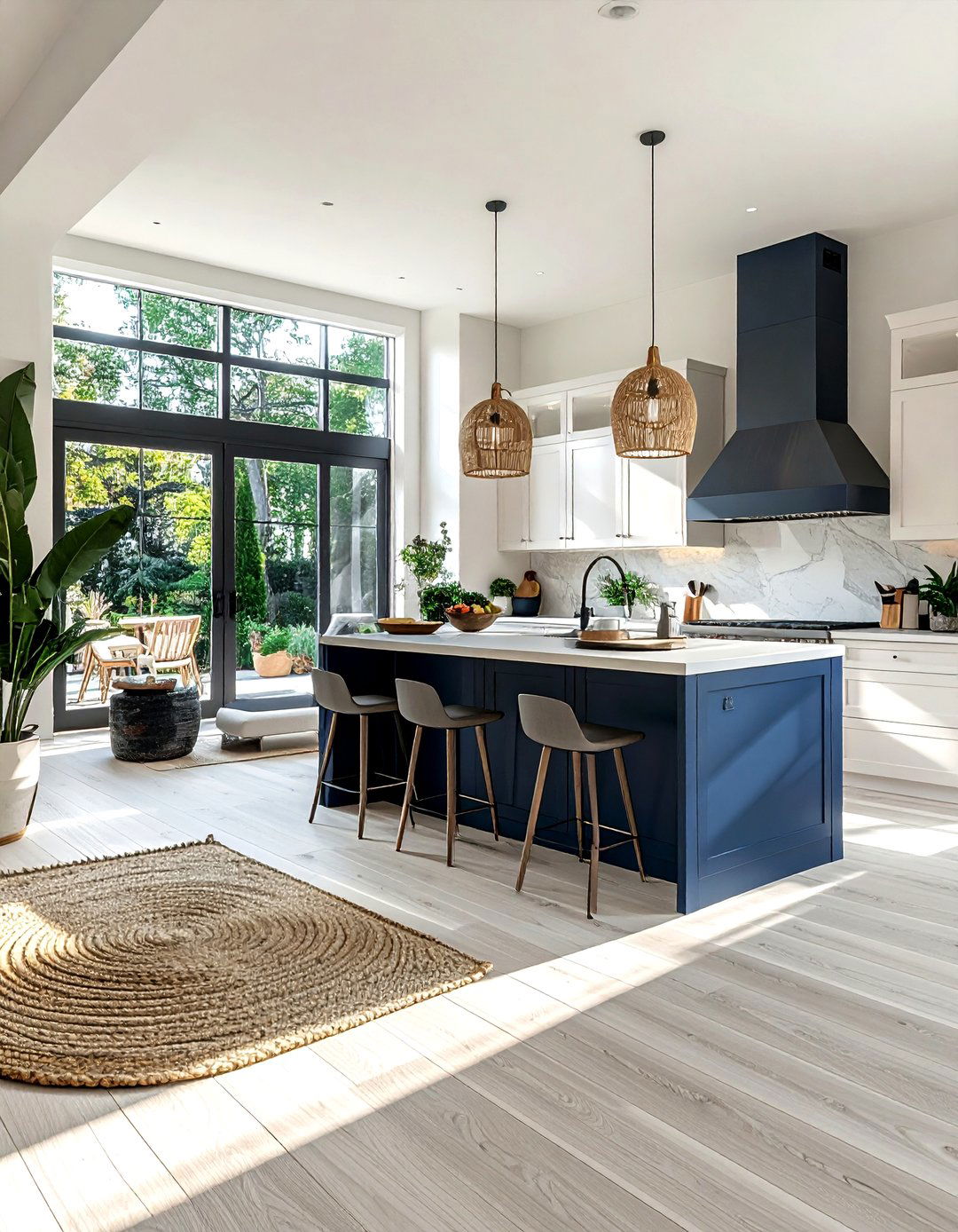 Faux Wood Vinyl Flooring - 30 peel and stick kitchen ideas