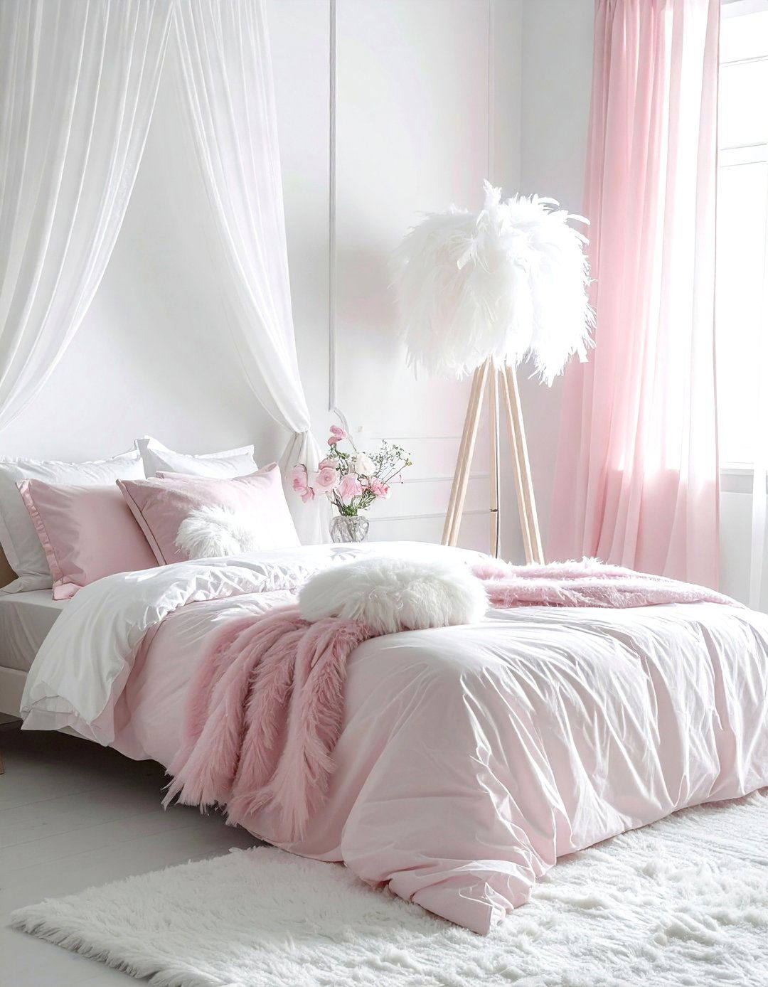 Feather tripod lamp - 30 lamp ideas