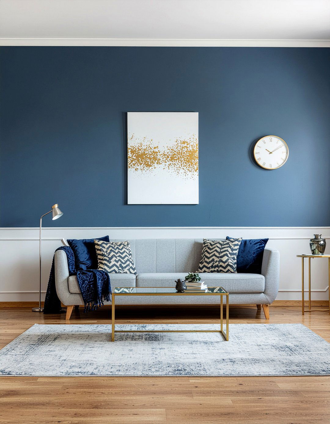 Feature wall paint colors - 30 new build living room ideas