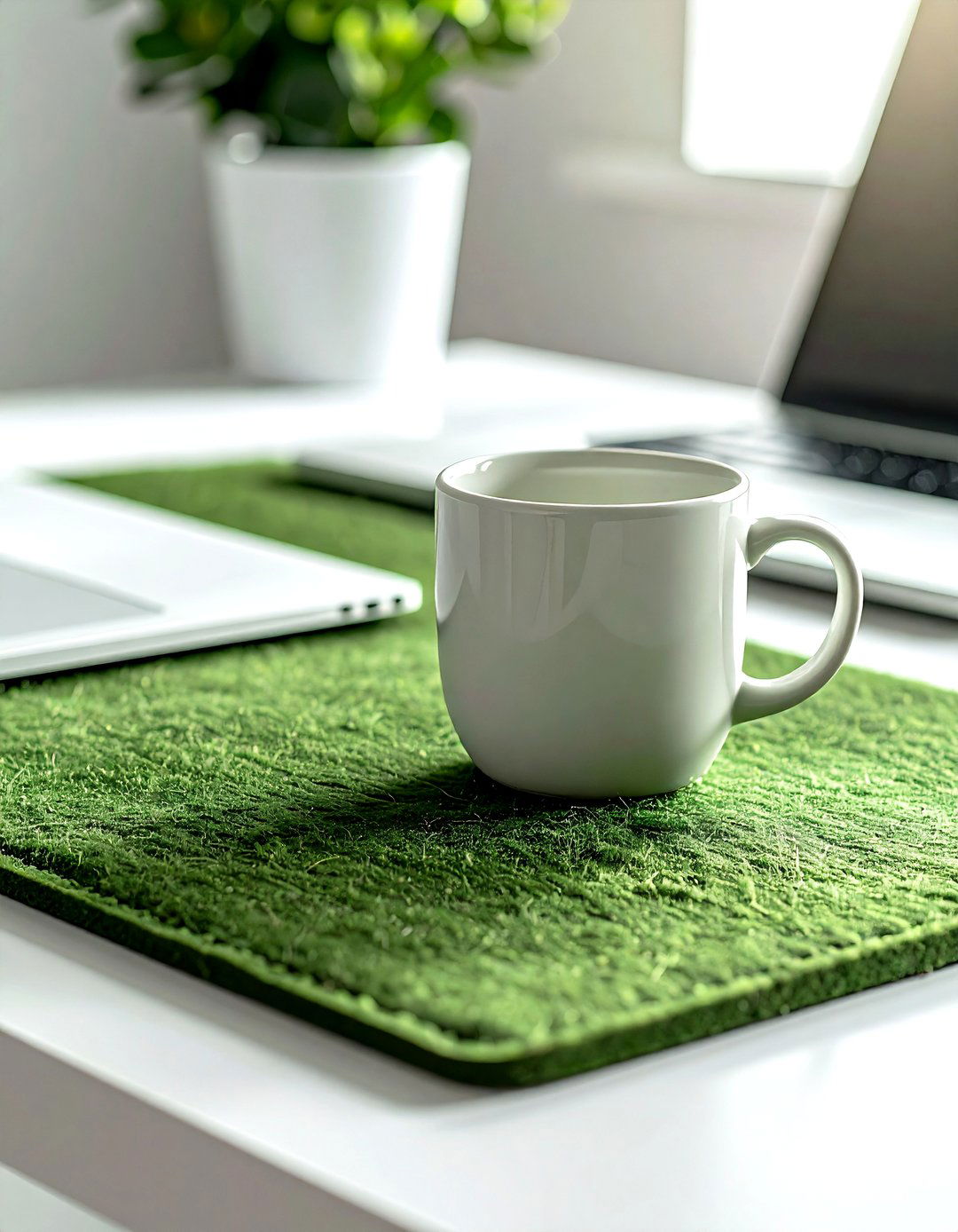 Felt desk pad - 30 desk accessory ideas