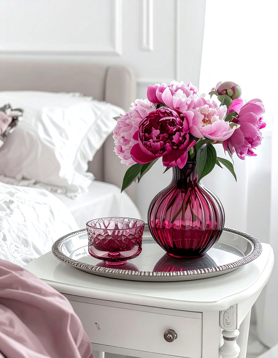 Fenton glass vase - 30 vintage vase ideas