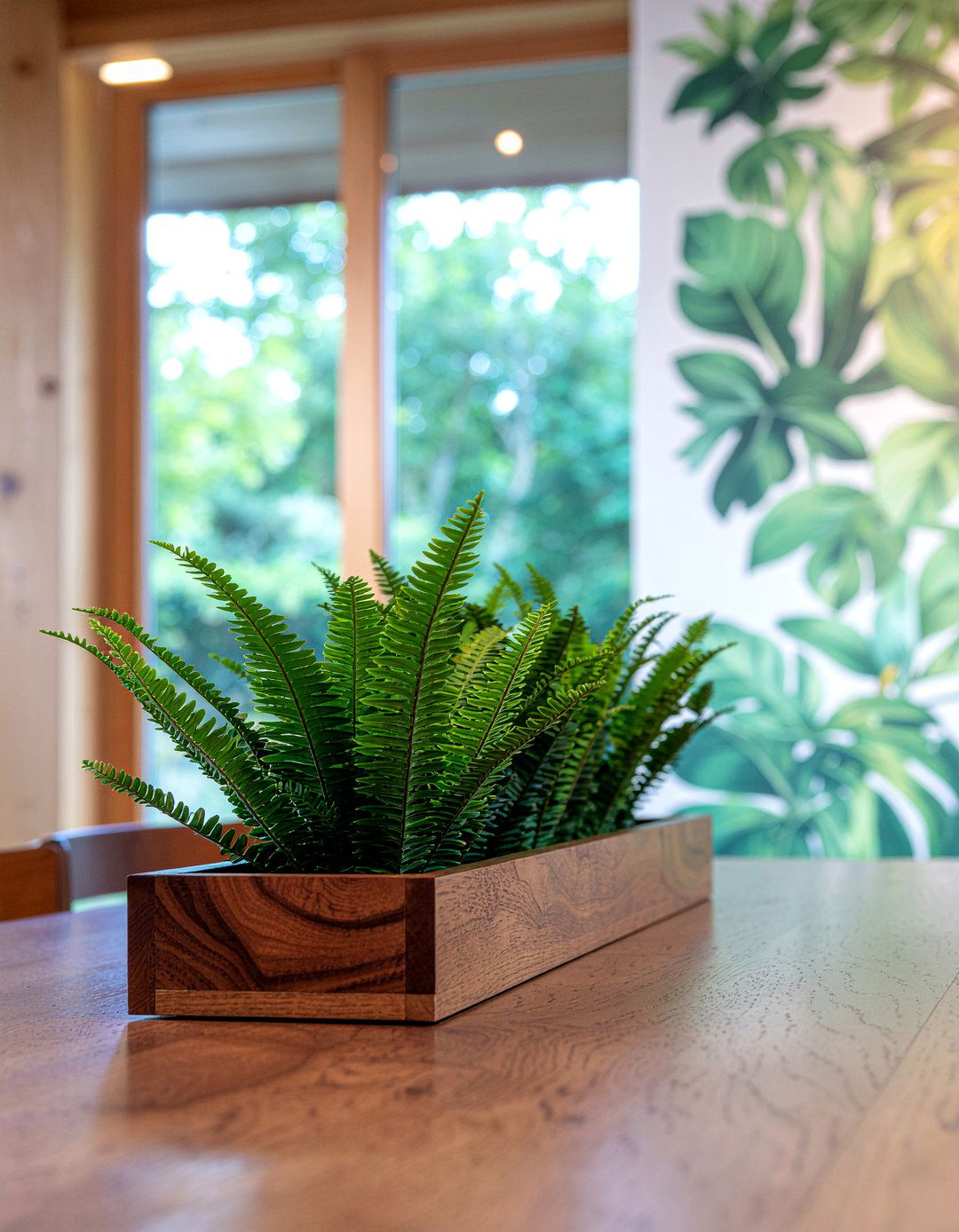 Fern Fronds Greenery - 30 dining room faux flower ideas