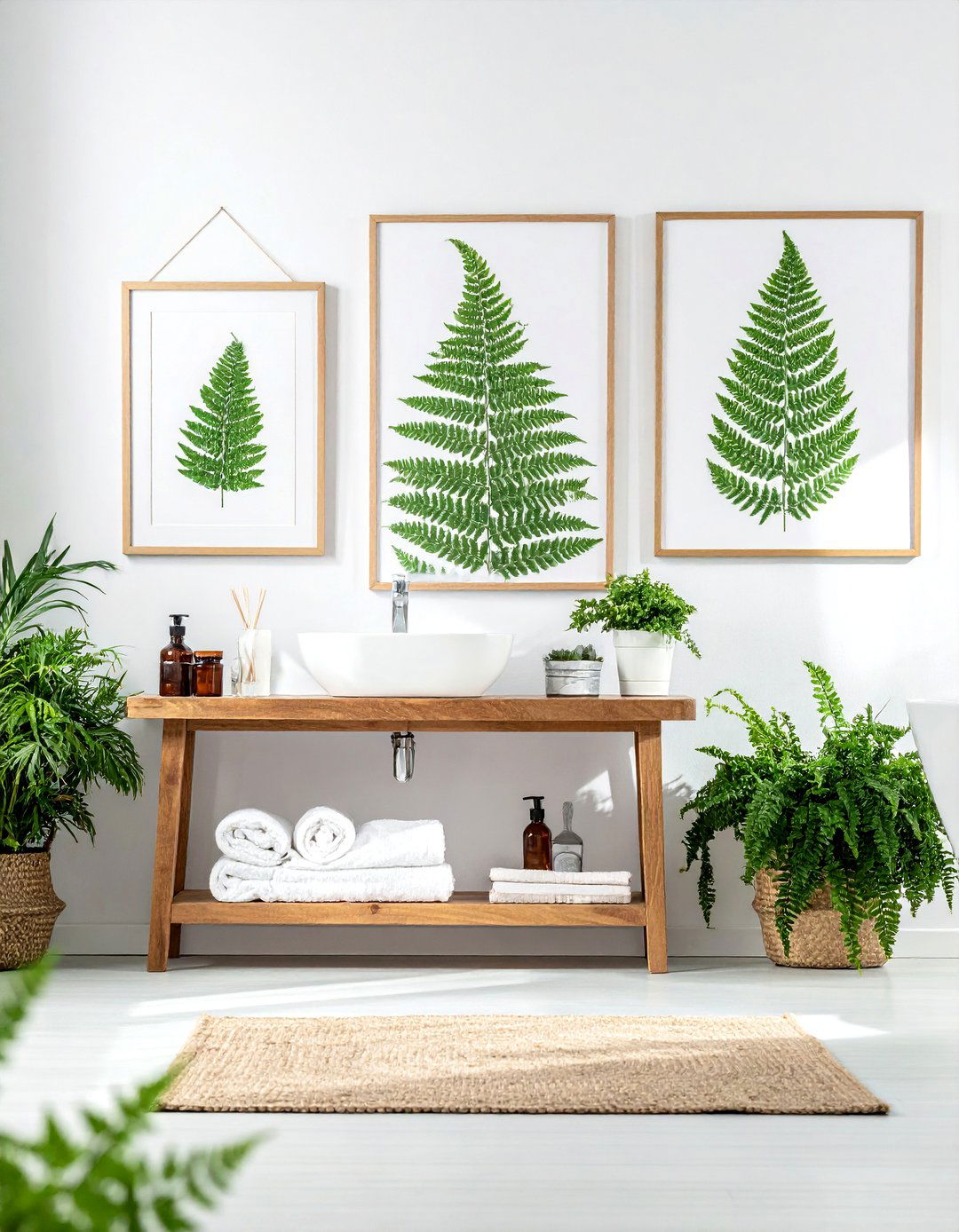 Fern Print Decor - 30 woodland decor ideas