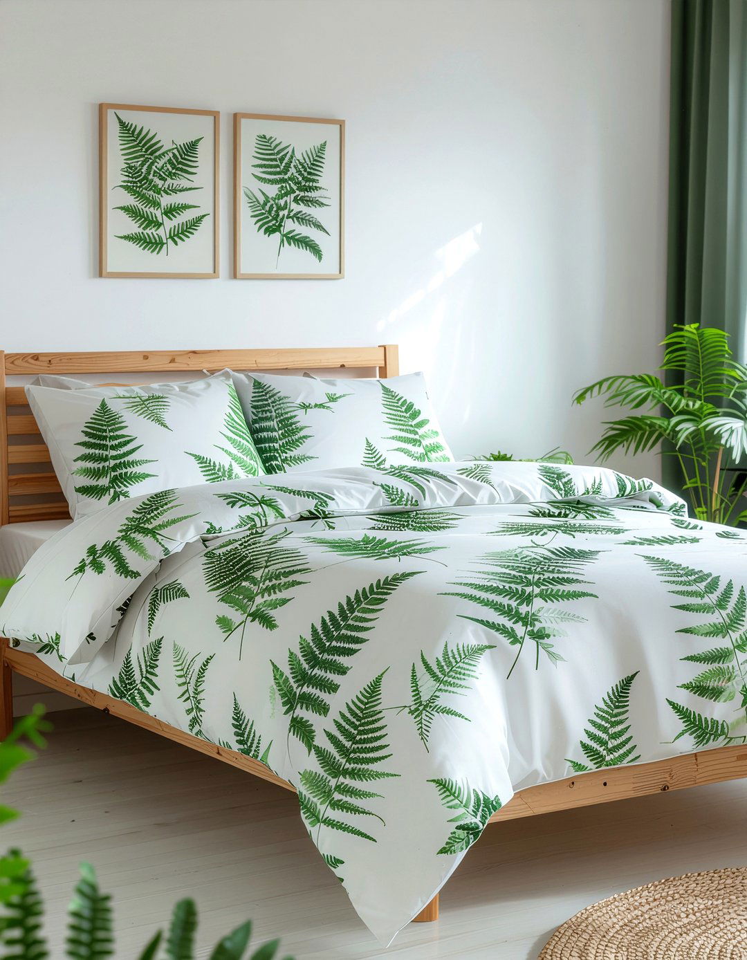 Fern bedding set - 30 fern decor ideas