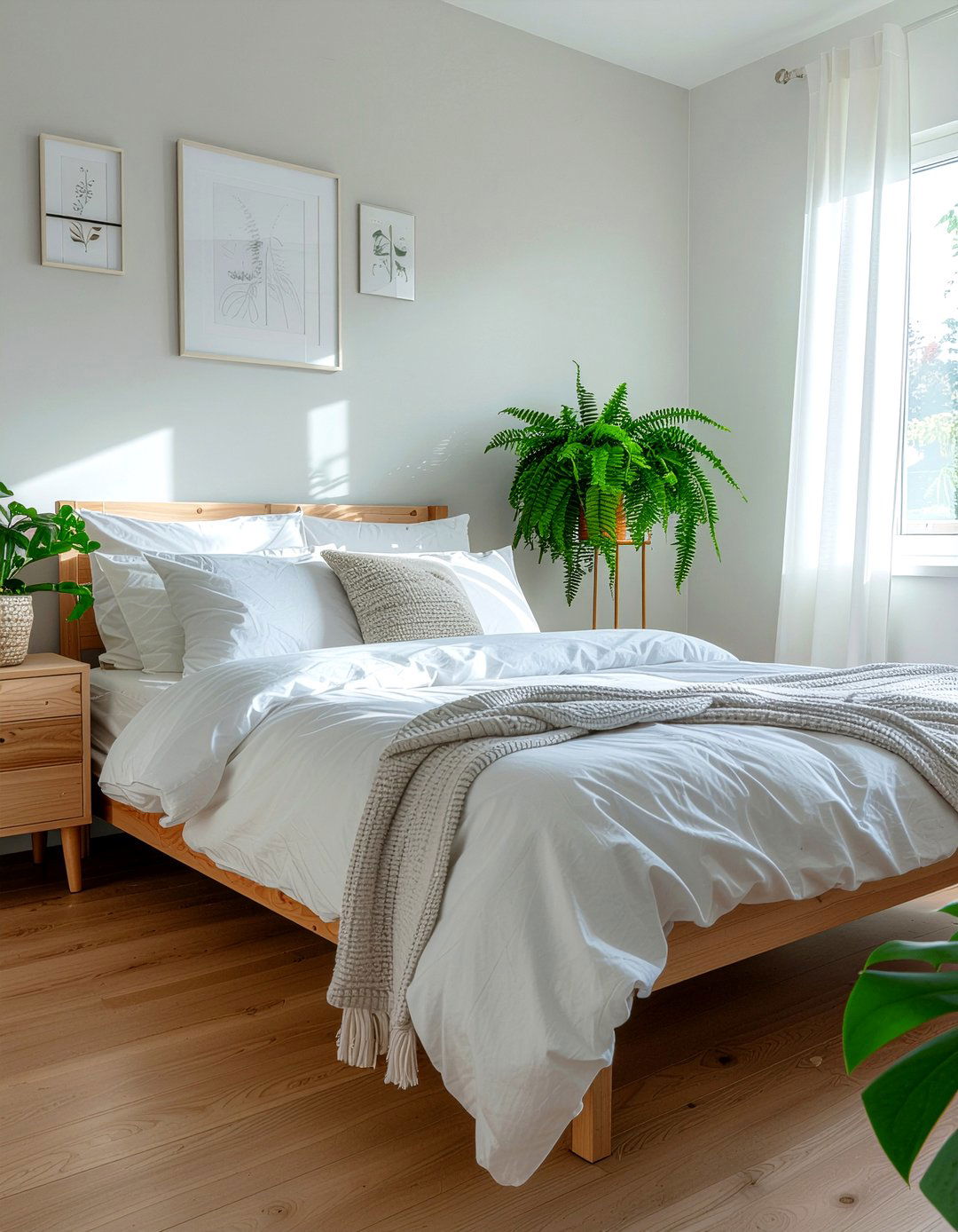 Fern bedroom corner - 30 fern decor ideas