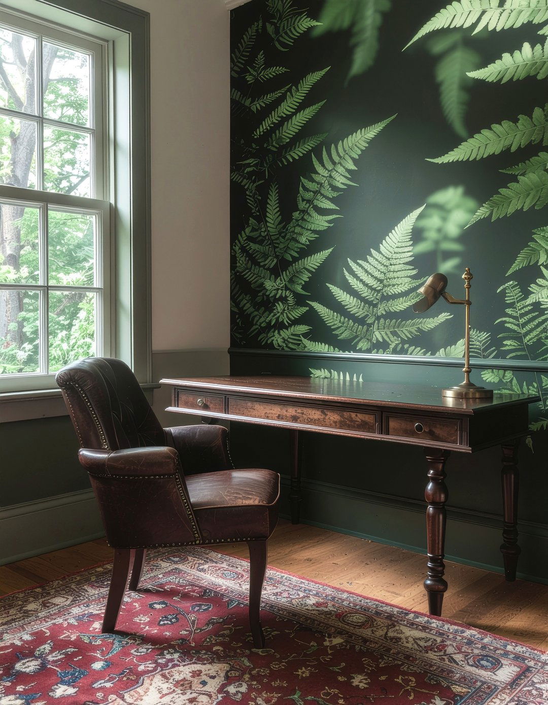 Fern pattern wallpaper - 30 fern decor ideas