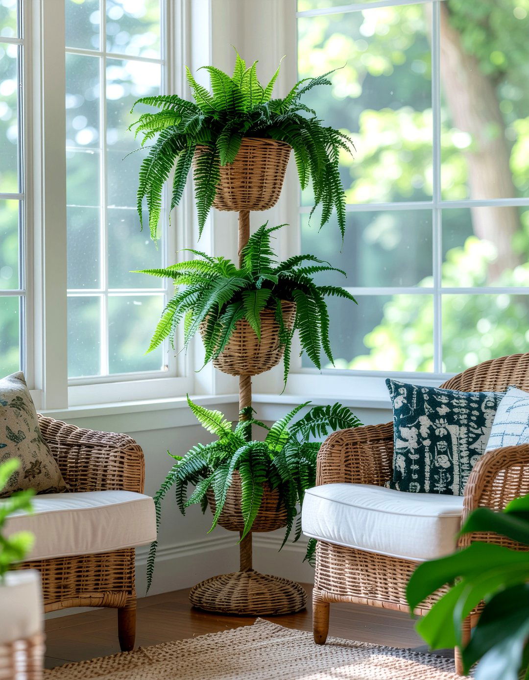 Fern sunroom display - 30 fern decor ideas